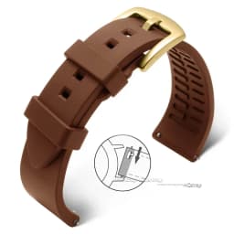 Quick Release Silicone Rubber Watch Strap 20mm 22mm Sports Watchband Black Green Orange Blue Wristband Bracelets 18 19 21 24mm