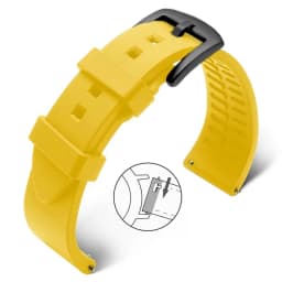 Quick Release Silicone Rubber Watch Strap 20mm 22mm Sports Watchband Black Green Orange Blue Wristband Bracelets 18 19 21 24mm