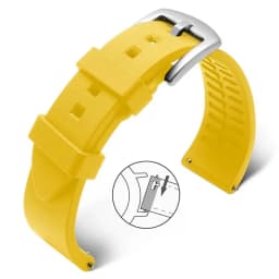 Quick Release Silicone Rubber Watch Strap 20mm 22mm Sports Watchband Black Green Orange Blue Wristband Bracelets 18 19 21 24mm