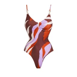 Push Up One Piece Swimsuit With Cover Up Sexy Swimwear Women 2025 Printed Swim Suits Female Bikinis Sliming Bodysuit Beachwear