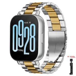22mm Stainless Steel Strap for Redmi Watch 5 Active 5 Lite Metal Band for Xiaomi Redmi Watch 3 Active 3 Lite Bracelet Wristband