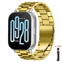 22mm Stainless Steel Strap for Redmi Watch 5 Active 5 Lite Metal Band for Xiaomi Redmi Watch 3 Active 3 Lite Bracelet Wristband