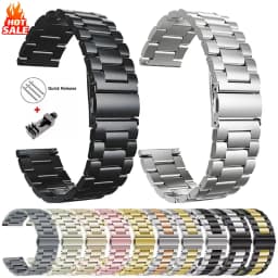 22mm Stainless Steel Strap for Redmi Watch 5 Active 5 Lite Metal Band for Xiaomi Redmi Watch 3 Active 3 Lite Bracelet Wristband