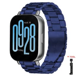 22mm Stainless Steel Strap for Redmi Watch 5 Active 5 Lite Metal Band for Xiaomi Redmi Watch 3 Active 3 Lite Bracelet Wristband