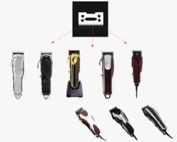 Professional Ceramic Replacement Blades For Wahl Senior Cordless Clipper, Wahl Magic clip 8148, Wahl sterling senior