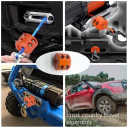 Winch Stopper for Cable. Truck UTV ATV Rubber Winch Cable Stopper Protects Towing Hook Synthetic Rope Cable Line from Wear