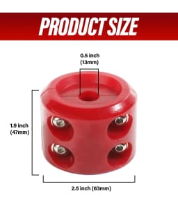 Winch Stopper for Cable. Truck UTV ATV Rubber Winch Cable Stopper Protects Towing Hook Synthetic Rope Cable Line from Wear