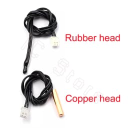 10PCS Universal Air Conditioning Temperature Sensor Rubber Copper Head 5k 10K 15k 20K 25K 50K Solar Electric Water Heater Sensor