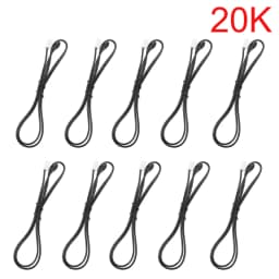 10PCS Universal Air Conditioning Temperature Sensor Rubber Copper Head 5k 10K 15k 20K 25K 50K Solar Electric Water Heater Sensor
