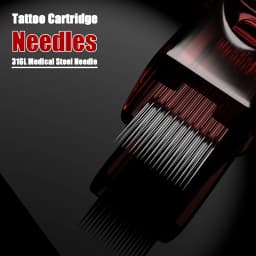 Tattoo Cartridge Needles DRAGONFIRE 10PCS Disposable Safty RL RS RM M1 Tattoo Needle Hot Sale Red Tattoo Cartridge Needles