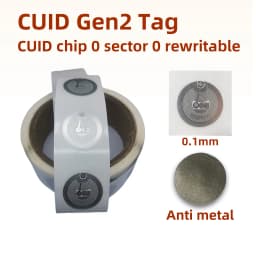 CUID Sticker Wet Inlay 13.56MHz CUID Changeable S50 1K RFID Tag Sector 0 Block 0 UID Rewritable NFC Android MCT Copy Clone