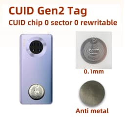 CUID Sticker Wet Inlay 13.56MHz CUID Changeable S50 1K RFID Tag Sector 0 Block 0 UID Rewritable NFC Android MCT Copy Clone