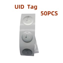 CUID Sticker Wet Inlay 13.56MHz CUID Changeable S50 1K RFID Tag Sector 0 Block 0 UID Rewritable NFC Android MCT Copy Clone