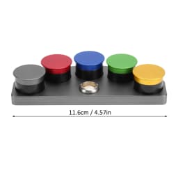 Watch Oiler Watch Oiler Kit Alloy Five Holes Watch Oil Dishes Oil Cup Watch Repairing Part Accessory Watch Repairing Oiler Stand