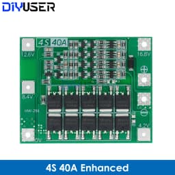 2S 3S 4S 5S Li-ion Lithium Battery 18650 Charger BMS 20A 25A 30A 40A 60A 100A Protection Board with Balance For Drill Motor