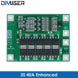 2S 3S 4S 5S Li-ion Lithium Battery 18650 Charger BMS 20A 25A 30A 40A 60A 100A Protection Board with Balance For Drill Motor