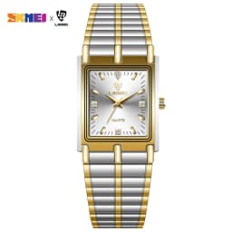LIEBIG Luxury Gold Steel Bracelet Wristwatches Female Male Clock Golden Quartz Watch For Men Women Watches Relogio Masculino