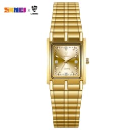 LIEBIG Luxury Gold Steel Bracelet Wristwatches Female Male Clock Golden Quartz Watch For Men Women Watches Relogio Masculino