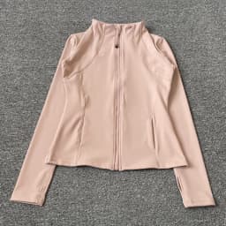 athletic slim fit quick drying zipper running jacket women dryfit outer wear yoga training fitness jacket with thumb hole
