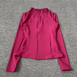 athletic slim fit quick drying zipper running jacket women dryfit outer wear yoga training fitness jacket with thumb hole