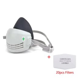 Filter Cotton Respirator Half Face Dust-proof Mask Anti Industrial Construction Dust Haze Fog Safety Gas mask