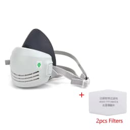 Filter Cotton Respirator Half Face Dust-proof Mask Anti Industrial Construction Dust Haze Fog Safety Gas mask