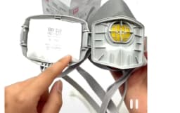 Filter Cotton Respirator Half Face Dust-proof Mask Anti Industrial Construction Dust Haze Fog Safety Gas mask