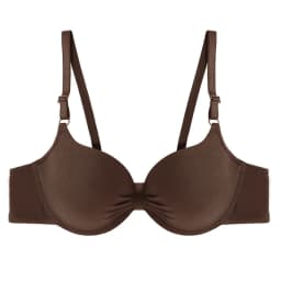 Women's Sexy Cotton Gathered Bra Deep V Underwire Ladied Brassiere Push Up Lingerie Solid Bras Backless Intimate Underwear