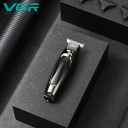 VGR Hair Trimmer Professional Hair Clipper LED Display Hair Cutting Machine for Men Rechargeable Mini Men's Hair Trimmer V-070