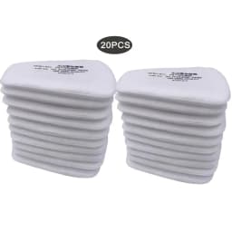 Wholesale Dust-proof 5N11 Cotton Filters 501 For 3M 6001 6002 6004 6200 7502 6800 Chemical Respirator Gas Mask Protection
