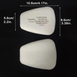Wholesale Dust-proof 5N11 Cotton Filters 501 For 3M 6001 6002 6004 6200 7502 6800 Chemical Respirator Gas Mask Protection