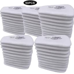 Wholesale Dust-proof 5N11 Cotton Filters 501 For 3M 6001 6002 6004 6200 7502 6800 Chemical Respirator Gas Mask Protection