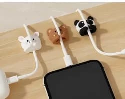Desktop Cable Organizer Holder Winder Clips Desk Self-Adhesive Mobile Phone Data Cable Management Wire Cord Holder