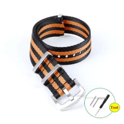 Premium-grade Nylon Strap 18mm 20mm 22mm Braided Canvas Watch Band Men Women Soft Sport Military Bracelet Accessories
