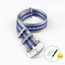 Premium-grade Nylon Strap 18mm 20mm 22mm Braided Canvas Watch Band Men Women Soft Sport Military Bracelet Accessories
