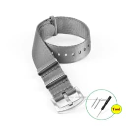 Premium-grade Nylon Strap 18mm 20mm 22mm Braided Canvas Watch Band Men Women Soft Sport Military Bracelet Accessories