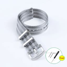 Premium-grade Nylon Strap 18mm 20mm 22mm Braided Canvas Watch Band Men Women Soft Sport Military Bracelet Accessories