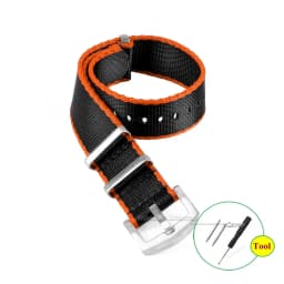 Premium-grade Nylon Strap 18mm 20mm 22mm Braided Canvas Watch Band Men Women Soft Sport Military Bracelet Accessories