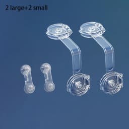 6PCS Baby Cabinet Locks Strap Drawer Lock Child Anti Opening Refrigerator Lock Home Baby Anti Pinch Safety Protection Buckle