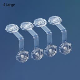 6PCS Baby Cabinet Locks Strap Drawer Lock Child Anti Opening Refrigerator Lock Home Baby Anti Pinch Safety Protection Buckle