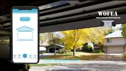 Wofea WiFi Smart Garage Door Opener Controller DC12 DC24V Wrok with Alexa and Google Home 2.4G APP NO Need Gateway