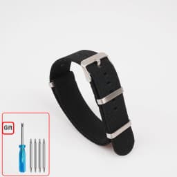 Washable Elastic Nylon Watchband For Seiko 60s French Troops Parachute Bag Nato Strap 18mm 20mm 22mm Outdoor Waterproof Bracelet