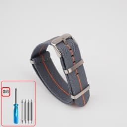 Washable Elastic Nylon Watchband For Seiko 60s French Troops Parachute Bag Nato Strap 18mm 20mm 22mm Outdoor Waterproof Bracelet