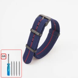 Washable Elastic Nylon Watchband For Seiko 60s French Troops Parachute Bag Nato Strap 18mm 20mm 22mm Outdoor Waterproof Bracelet