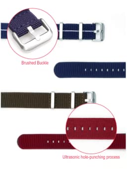 Washable Elastic Nylon Watchband For Seiko 60s French Troops Parachute Bag Nato Strap 18mm 20mm 22mm Outdoor Waterproof Bracelet