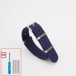 Washable Elastic Nylon Watchband For Seiko 60s French Troops Parachute Bag Nato Strap 18mm 20mm 22mm Outdoor Waterproof Bracelet