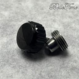 High Quality Watch Parts Silver/ Gold/ Black/ Rose Gold Logo S Watch Crown And Without S Crown For NH34 NH35 NH36 Movement