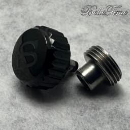 High Quality Watch Parts Silver/ Gold/ Black/ Rose Gold Logo S Watch Crown And Without S Crown For NH34 NH35 NH36 Movement