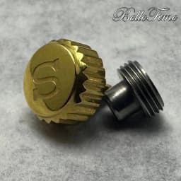 High Quality Watch Parts Silver/ Gold/ Black/ Rose Gold Logo S Watch Crown And Without S Crown For NH34 NH35 NH36 Movement