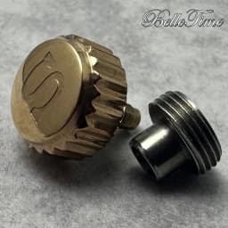 High Quality Watch Parts Silver/ Gold/ Black/ Rose Gold Logo S Watch Crown And Without S Crown For NH34 NH35 NH36 Movement